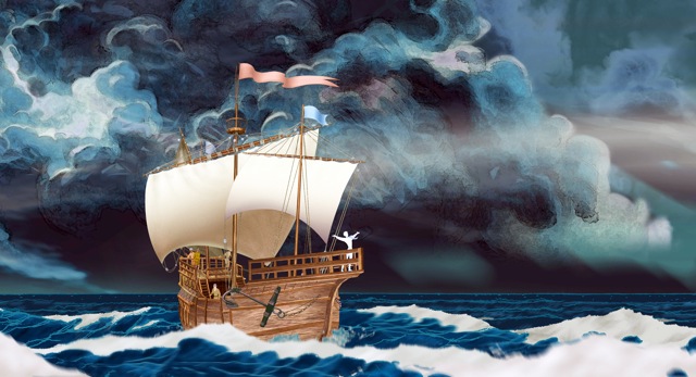 Cinékids: Azur et Asmar: Boat