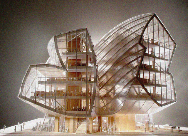 Sketches of Frank Gehry: Building model