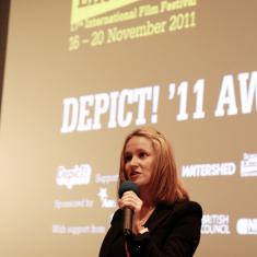 The awards ceremony at Encounters International Film Festival