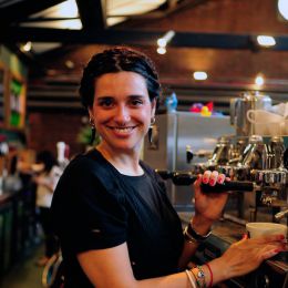 Cafe bar girl