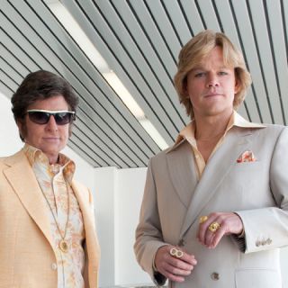 Behind The Candelabra - lovers in suits