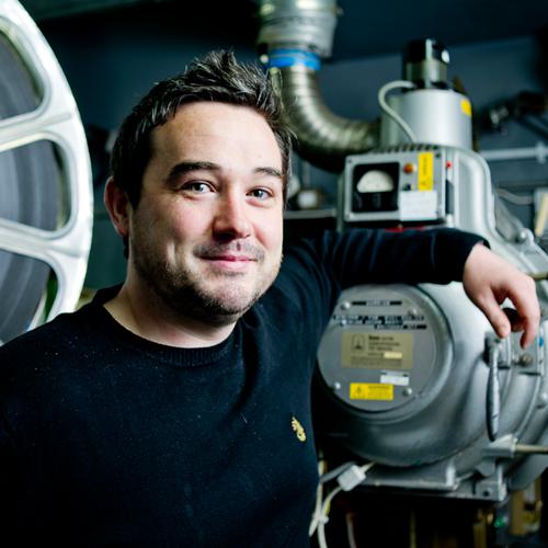 Ewan Dunford, Technical Resources Manager, in the project room