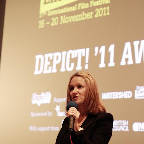 The awards ceremony at Encounters International Film Festival