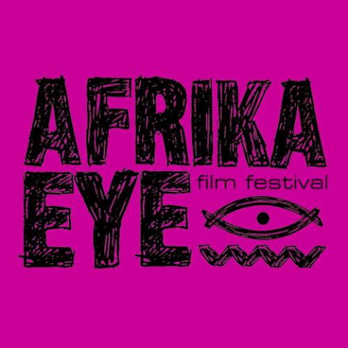 Afrika Eye: logo on pink
