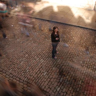 Girl playing Escape From The Tower. Copyright: Calvium and Benjie Croce