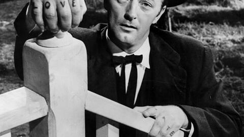 Robert Mitchum in The Night of The Hunter