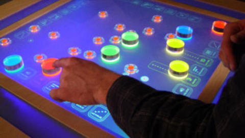 Sound Toys touch screen interface