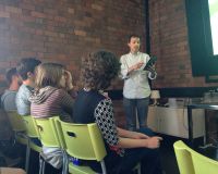 Image of Alberto Arribas during the Lunchtime Talk