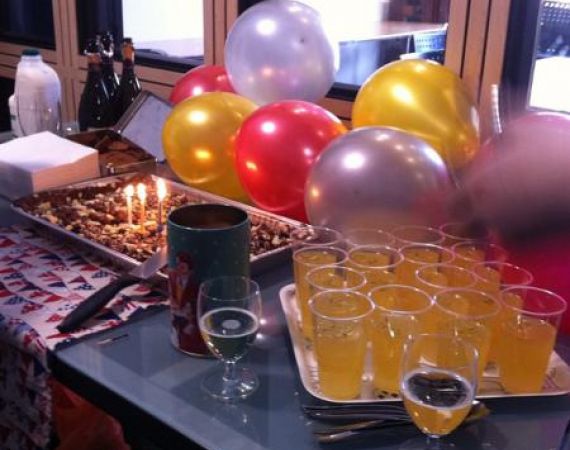 Studio birthday celebrations