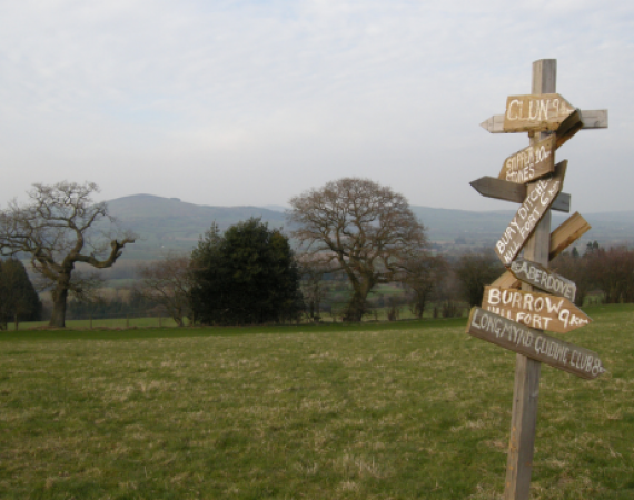 A photograph from Nikki's Splacist adventure in the Shropshire hills