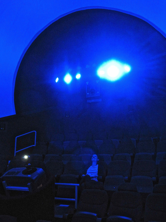 Interior of the Immersive Vision Theatre, Plymouth