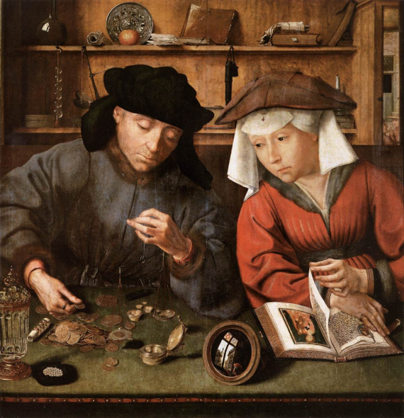 A Money-lender and his Wife