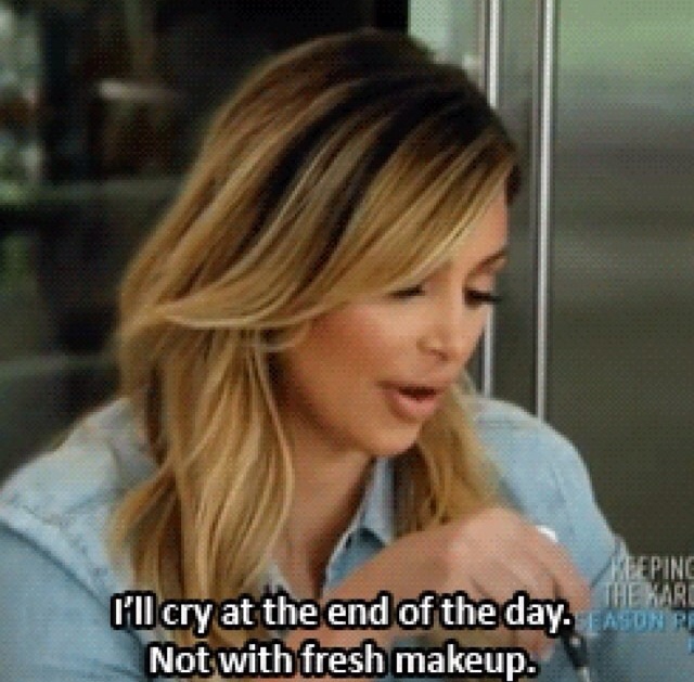 Kim K being sassy.
