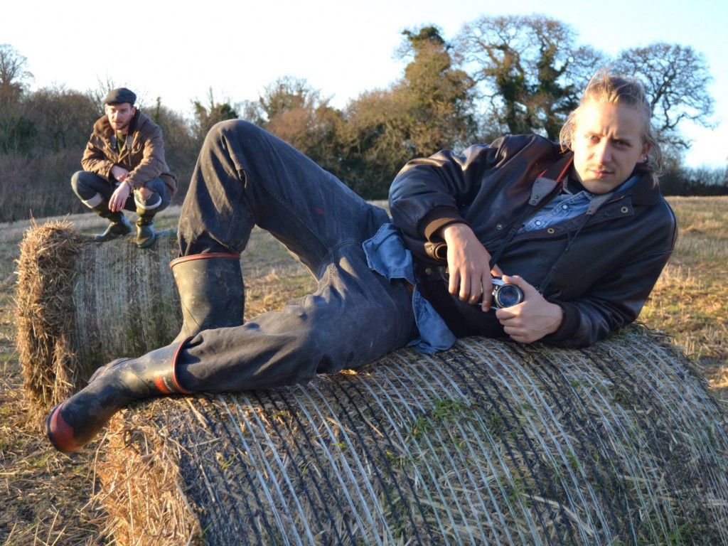 Rory Blair (right) with fellow photographer Robert McCloud (left)