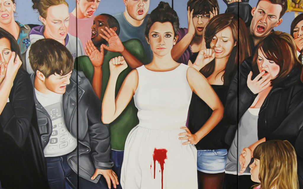 'Menstruate with Pride' by Sarah Maplw 2012, source: artefactmagazine.com