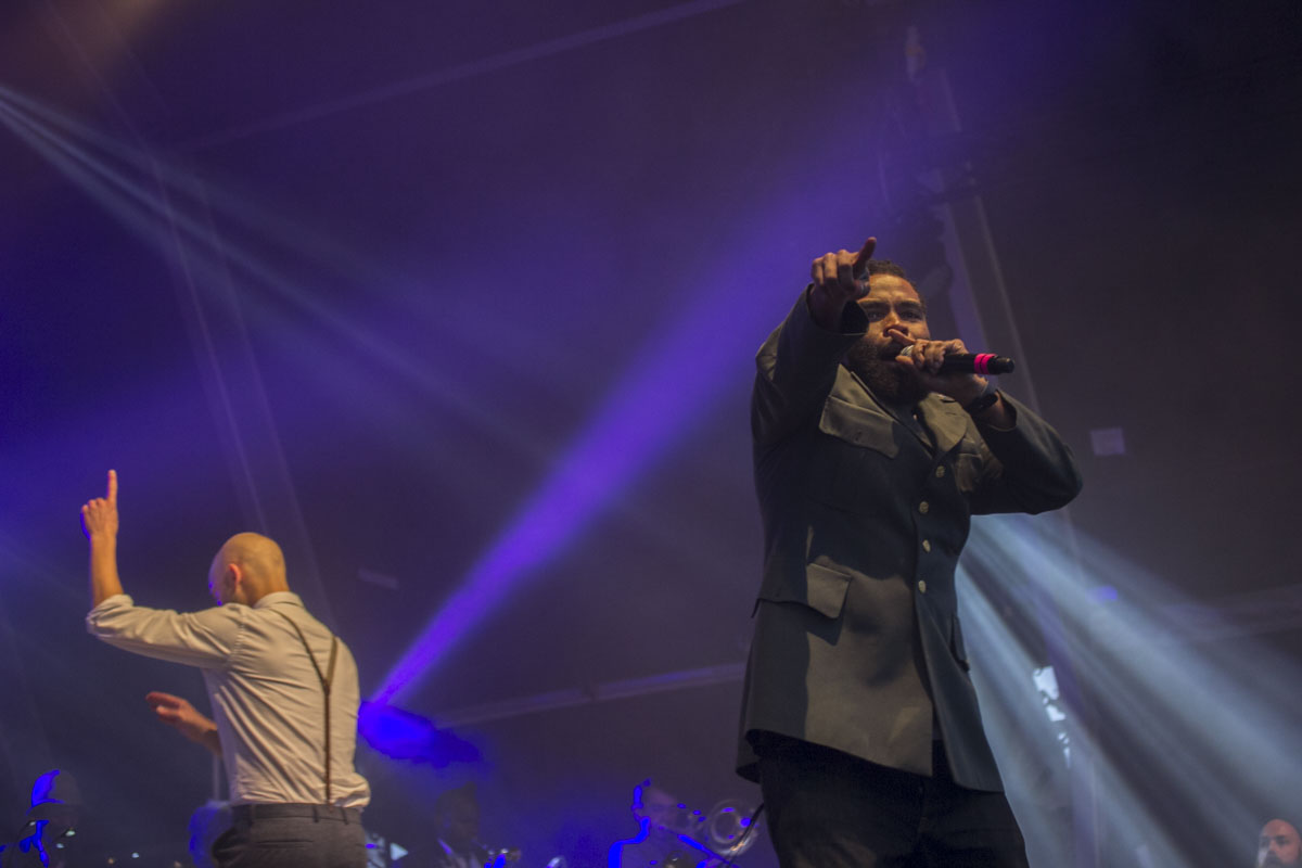 Pharoahe Monch had an amazing set with the crowd loving his bass heavy backing along side his complex and aggressive rhyme schemes.