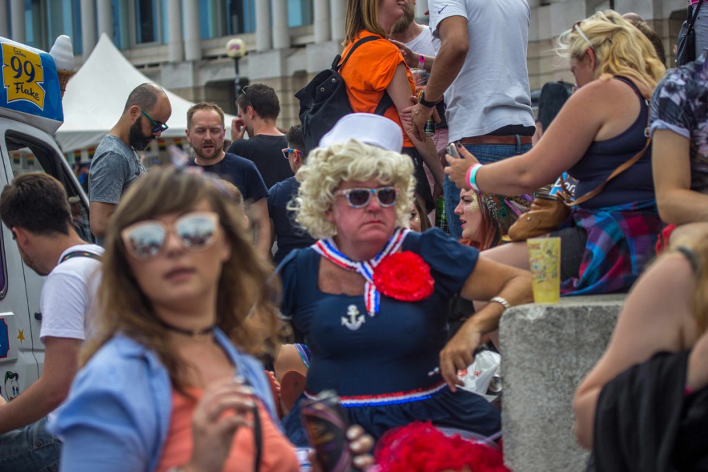 This person was sat down near the entrance to the main stage, I wonder what they were thinking?