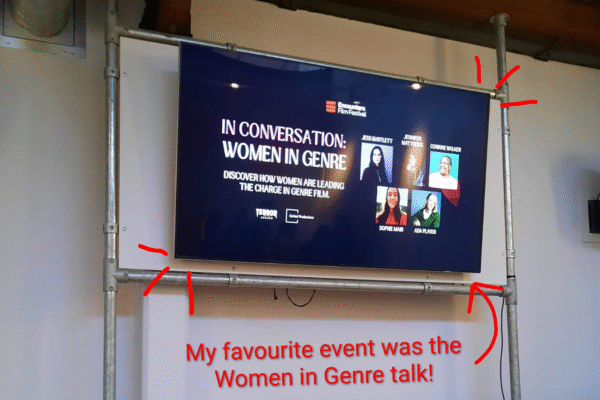 Women in Genre talk screen