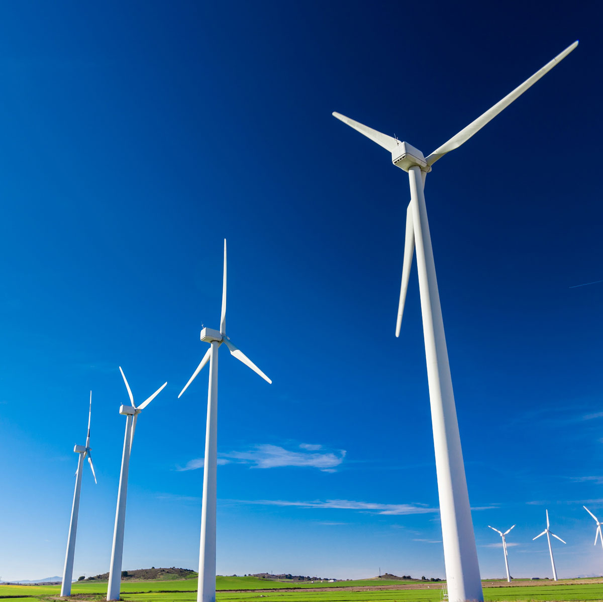 Phot of wind turbines