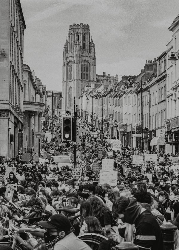 Black Lives Matter Protest on Park Street, photo by Manoel Bolutife Akure