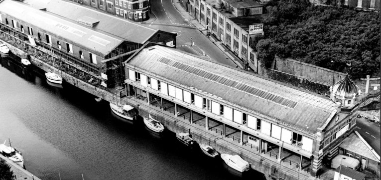 Derelict sheds in 1981