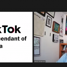 An image of the online discussion about Film TikTok with Alexis Dickerson