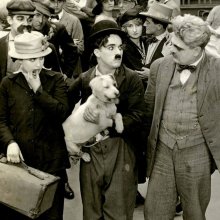Granville Redmond with Charlie Chaplin in A Dog’s Life (1918) – Image Courtesy Roy Export Co