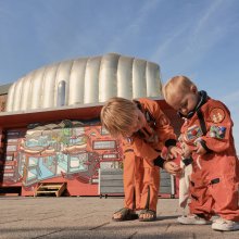Ella Good and Nicki Kent - Building a Martian House - Photographer Jack Offord 
