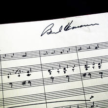 Photo of a Bernard Herrmann score