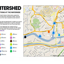 Memories and Mediascapes harbourside map