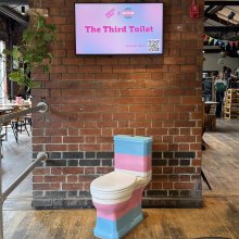 Photo of the Trans Loo in the Café & Bar.