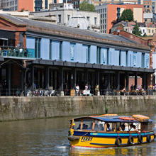 Watershed seen from the harbour