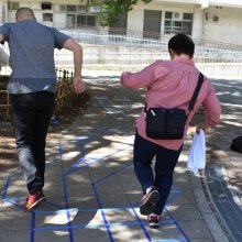 Hopscotch image by Sophie Samson 