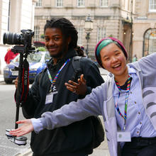 Mikael Techane and Tim Lo, two of our former Rife Content Creators. Photo: Bex Rose