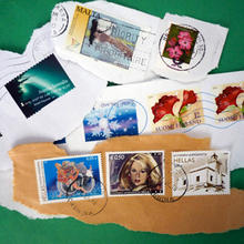 pictures of different European stamps