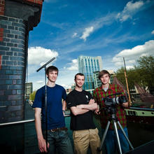 Photo of three young leaders. Photo by Sean Malyon, www.seanmalyon.co.uk