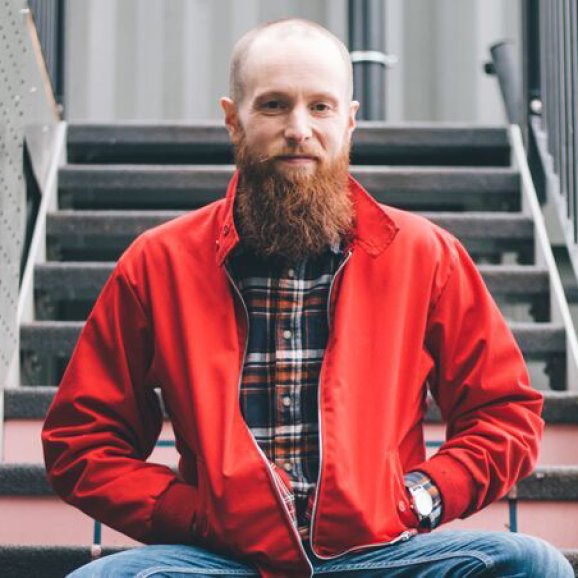 Phot of Luke Emery, Pervasive Media Studio Producer