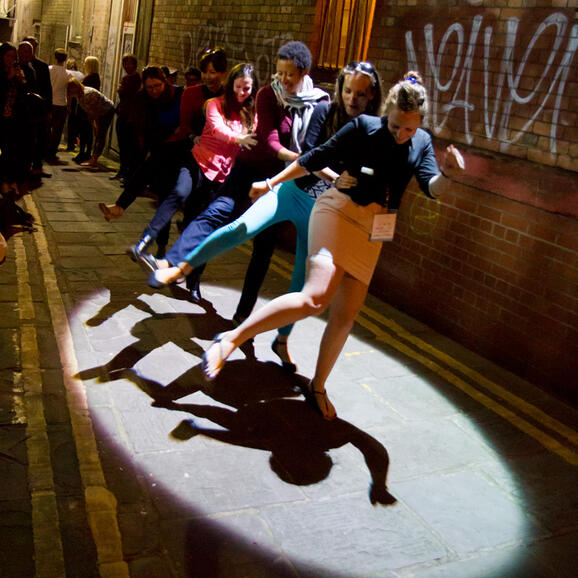 Shadowing, winner of the Playable City Award 2014