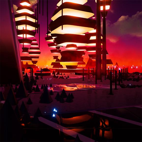 surreal city scape