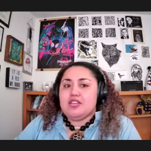 An image of the online discussion about Film TikTok with Alexis Dickerson