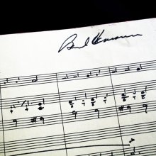 Photo of a Bernard Herrmann score