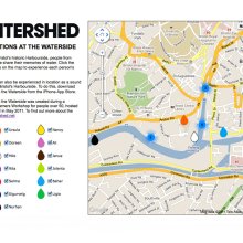 Memories and Mediascapes harbourside map