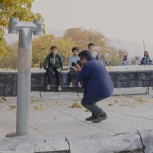 Jafar Panahi filming No Bears