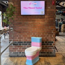 Photo of the Trans Loo in the Café & Bar.