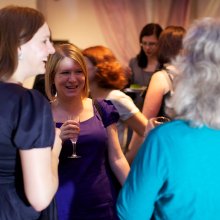 Guests enjoying the evening