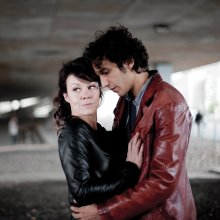  Helen McCrory and Najib Oudghiri in Flying Blind