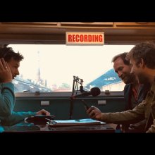 Image of the recording studio within the Oh Europa van