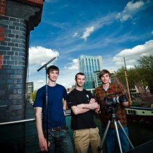 Photo of three young leaders. Photo by Sean Malyon, www.seanmalyon.co.uk