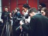 Young people as part of camera crew