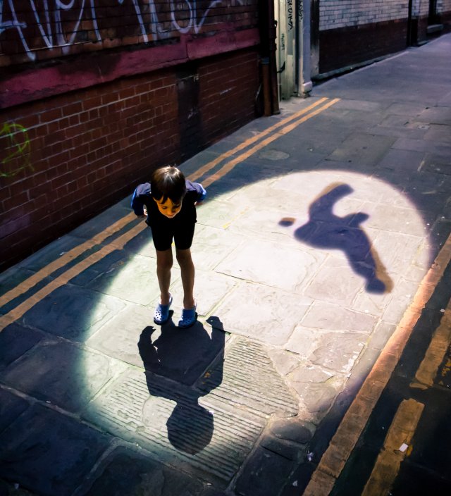 Playable City project Shadowing. Image by Toby Farrow.